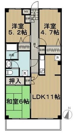 CENTER COURT井の頭公園の物件間取画像